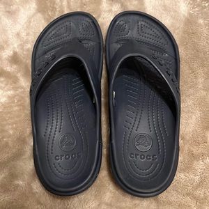 Crocs Classic 2 Flip Flop Sandals Navy Blue size 8